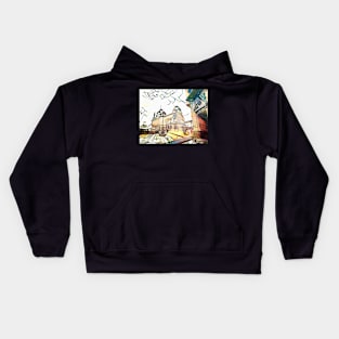 Kandinsky meets Cartagena, motif 4 Kids Hoodie